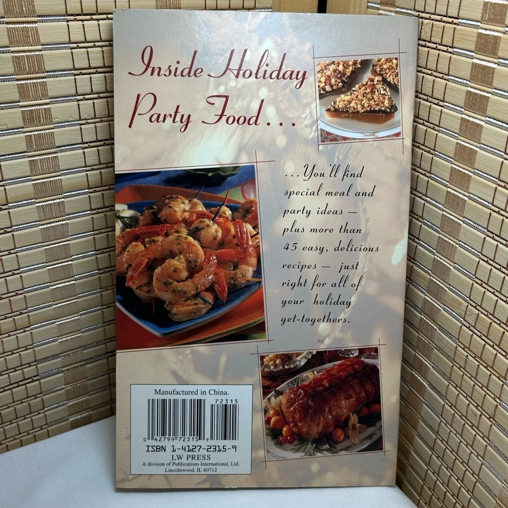 Vintage Booklet- Holiday Party Recipes